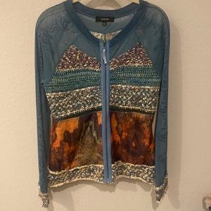 Colorful Lightweight Jacket.XL ( runs small)Never Worn. New!
